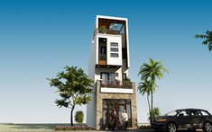 Tham khảo mẫu thiết kế nhà ống 3,5 tầng diện tích 4x15m