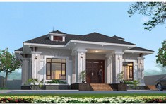 Tư vấn thiết kế biệt thự vườn 1 tầng tiết kiệm chi phí