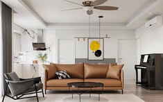 Không gian nhẹ nhàng thư giãn trong căn hộ 2 phòng ngủ 83m2