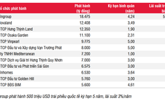 Cần vốn, doanh nghiệp bất động sản đẩy lãi suất trái phiếu lên hơn 10%