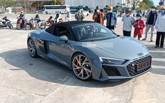 Cận cảnh siêu xe Audi R8 V10 Spyder 2021 đầu tiên về nước với giá hơn 21 tỷ đồng
