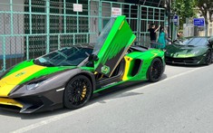 Mới vào Việt Nam, siêu xe Lamborghini Aventador SV đã nhanh chóng được mang đi thay áo cấp tốc