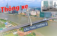 Sau gần 7 năm thi công, cầu Thủ Thiêm 2 chính thức thông xe