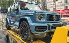 Vẫn là bộ áo China Blue do Cường "Đô-la" dẫn đầu cuộc chơi nhưng chiếc Mercedes-AMG G63 này lại có nội thất rất ấn tượng