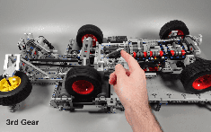 Hoa mắt trước mô hình hộp số 5 cấp bằng Lego có thể hoạt động như thật