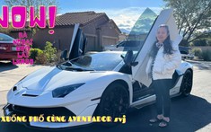 Video: Con trai cho mẹ già 80 tuổi tập lái siêu xe Lamborghini Aventador SVJ