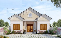 Phương án thiết kế nhà vườn 1 tầng mái Thái trên diện tích 300m2