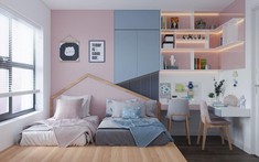 Nhà ống 5 tầng 1 tum kết hợp kinh doanh, diện tích 47m2