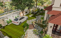 Căn biệt thự phong cách tân cổ điển phối cùng hiện đại đẹp mê