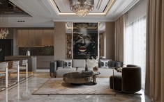 Choáng ngợp nội thất "hạng A" căn hộ phong cách Luxury