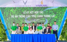 Nhận được 65.000 đơn hàng cho VF8 và VF9, VinFast trồng 65.000 cây xanh tại Phú Quốc