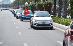 100 xe ôtô điện VinFast VF e34 trên hành trình chinh phục cực Đông Bắc