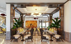 Không gian cafe mang đậm dấu ấn Đông Dương