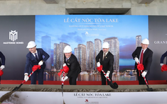 Grand Marina, Saigon cất nóc tòa tháp căn hộ hàng hiệu Marriott đầu tiên