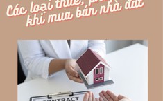 Những loại thuế, lệ phí phải trả khi mua bán nhà đất