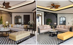 Ấn tượng nội thất Đông Dương trong căn hộ đập thông rộng hơn 200m2