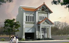 Kiến trúc sư tư vấn thiết kế biệt thự 2,5 tầng mái Thái