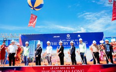 The Ruby Hạ Long cất nóc dự án, vượt cam kết tiến độ thi công