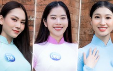 Top 38 Miss World Vietnam 2022 nền nã với áo dài, Nam Em 'bừng sáng' chiếm trọn spotlight