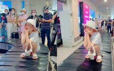 Nữ TikToker đăng clip 'thả dáng' trên băng chuyền hành lý, nhân viên sân bay có nguy cơ bị kỷ luật
