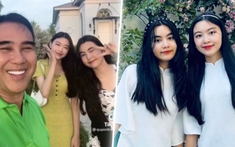 Bắt trend TikTok cùng bố, hai ái nữ nhà Quyền Linh khiến netizen trầm trồ: Nhan sắc chuẩn hoa hậu!