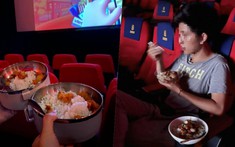 Rạp chiếu phim cho phép khán giả ăn cơm khi xem phim, netizen phản ứng thế nào?