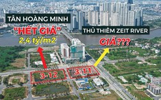 Soi dự án Thủ Thiêm Zeit River nằm cạnh lô đất mà Tân Hoàng Minh “hét giá” 2,4 tỷ đồng/m2