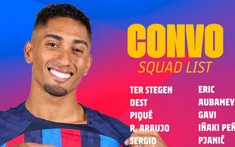 Barca công bố danh sách du đấu Mỹ: , 5 cái tên bị ép ra đi