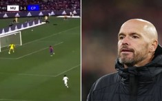 với siêu sao của United ngay giữa trận đấu