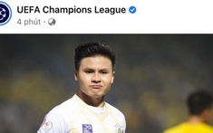 Hình ảnh Quang Hải bất ngờ 'xâm chiếm' Facebook Champions League
