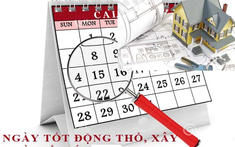 Xem ngày tốt xấu làm nhà theo tuổi trong năm 2022