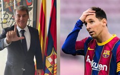 Laporta: 'Cánh cửa để Messi trở về  vẫn còn đang rộng mở'