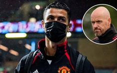 M.U và Ten Hag ngầm nhất trí sẵn sàng chia tay Ronaldo