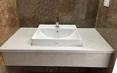 Mẫu chậu rửa mặt bàn đá đẹp được yêu thích