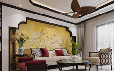 Phong cách Indochine nhẹ nhàng, sâu lắng trong căn hộ rộng 80m2