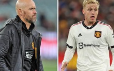 Van de Beek bất ngờ  tới Ten Hag