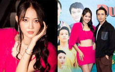 Trương Mỹ Nhân nổi bần bật trên thảm đỏ họp báo, hào hứng đóng cặp với Bạch Công Khanh trong phim mới