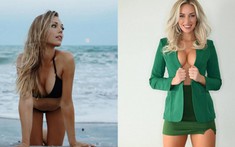 'Nữ thần Golf' - Claire Hogle hạ gục mọi ánh nhìn bởi vẻ quyến rũ lạ kì