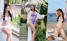 Huyền Lizze khoe dáng nuột eo thon cùng bikini, nhan sắc thăng hạng khiến fans mê mẩn