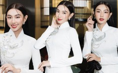Thùy Tiên diện áo dài duyên dáng, đảm nhận vai trò đại sứ truyền thông hội chợ du lịch quốc tế TPHCM