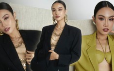 Á hậu Hoàn vũ Việt Nam - Thủy Tiên lột xác hình ảnh với phong cách 'Girl Boss'