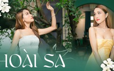 Hoa hậu Hoài Sa khoe vai trần mỏng manh trong bộ ảnh mới, nhan sắc kiều diễn khiến fans 'say đắm'