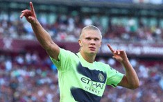 Erling Haaland 'nổ súng', cơn 'ác mộng' của mọi hàng thủ chính thức bắt đầu
