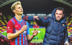HLV Xavi phát biểu đầy ẩn ý giữa lúc mối quan hệ Barca - De Jong căng thẳng