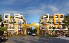 Shophouse 2 tiền mặt kinh doanh tạo diện mạo mới cho trung tâm Tân Trụ