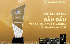 Nam A Bank dẫn đầu về số lượng thẻ JCB Platinum