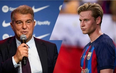 Joan Laporta: 'Barcelona muốn Frenkie de Jong ở lại'
