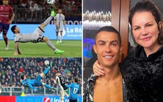 Messi lập siêu phẩm 'xe đạp chổng ngược', chị gái Ronaldo