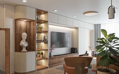 Nhà phố 5 tầng 30m2 sáng bừng sau cải tạo