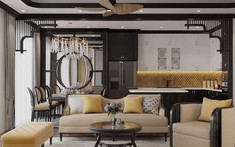 Nhà phố phong cách Đông Dương đồng bộ giữa kiến trúc và nội thất
